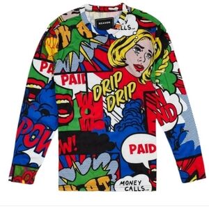 Reason Multicolor Graphic Long Sleeve Tee